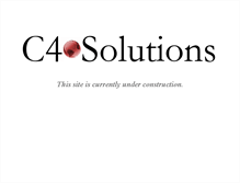 Tablet Screenshot of c4-solutions.com